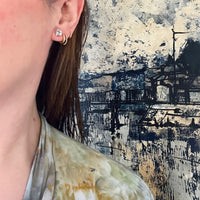 Glittering 1.40tcw Aquamarine & White Gold Studs