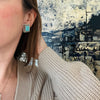 Breezy Turquoise & Sterling Silver Post Earrings