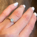 Graceful .63ct Old European Cut Diamond Solitaire Ring