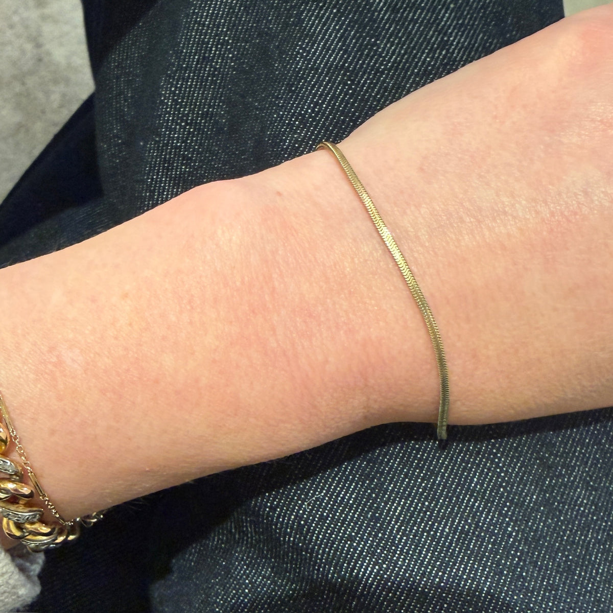 Gold Filled Snake Chain Bracelet