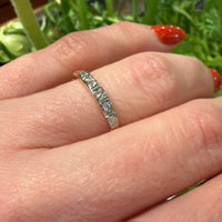 Sweet Details Diamond & Two-Tone Gold Band