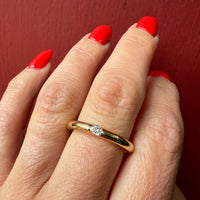 Magical Medieval Diamond in Round Gold Band by 720