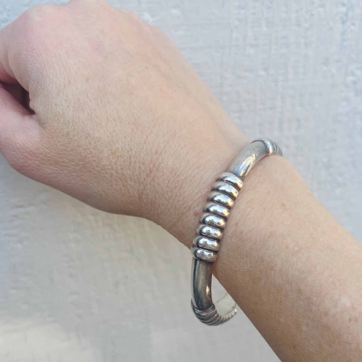 Handsome Sterling Bangle from Caesarea Arts Ltd.