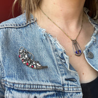 Holly Nosegay Brooch by Joseff of Hollywood