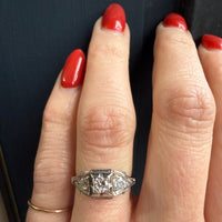Vintage Beauty 1930s OEC Diamond Engagement Ring