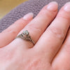 Beautiful Belias Filigree OMC Diamond Ring