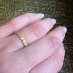 Rich 18k Yellow Gold & Diamond Eternity Band