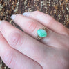 Graceful Gold and Jade Ring