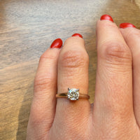 Mid Century Gold and Platinum Solitaire
