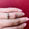 Petite Two-Tone Diamond Engagement Ring by ArtCarved