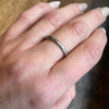 Forget-Me-Not Engraved Size 9 Wedding Band