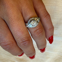 Stunning Mid Century Diamond Engagement Ring