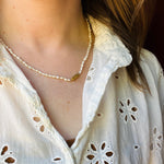 Beachy Freshwater Pearls with Filigree Clasp