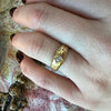 English Diamond & 18ct Gold Band with Arrows