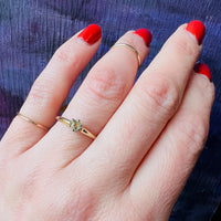 Cheeky Old Mine Cut Diamond Solitaire Ring