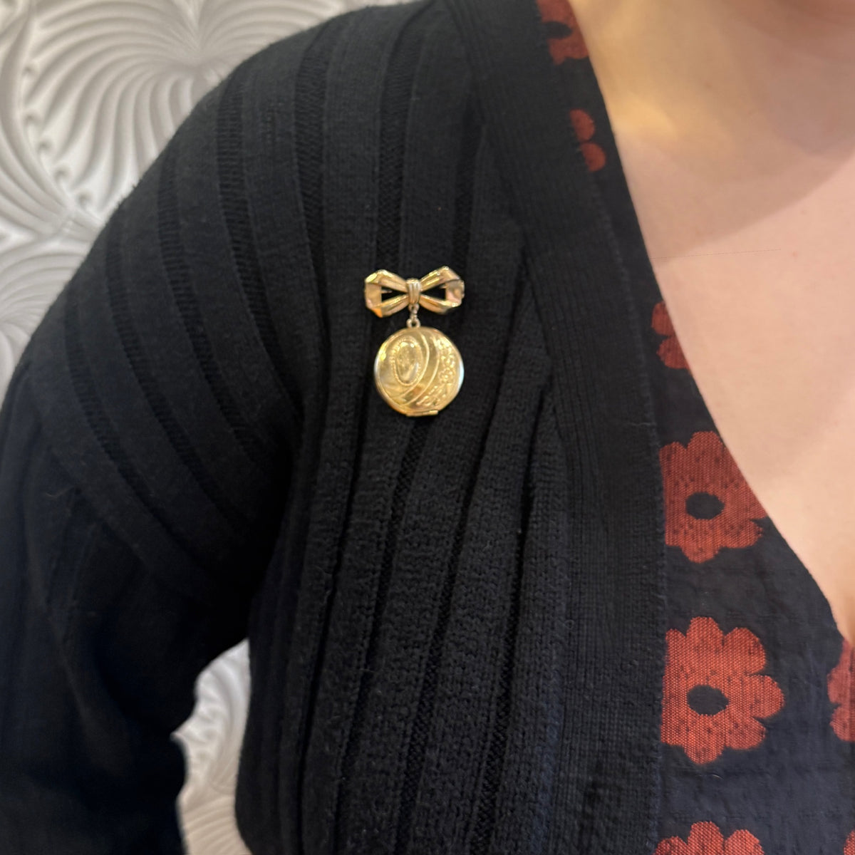 Charming Locket Brooch by Coro