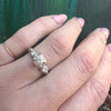 Sweet Diamond & White Gold Engagement Ring