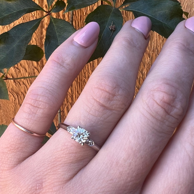 Crisp & Pristine Diamond Engagement Ring in Platinum