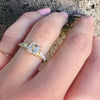 Exquisite 1.04ct Emerald Step Cut Diamond Engagement Ring by 720