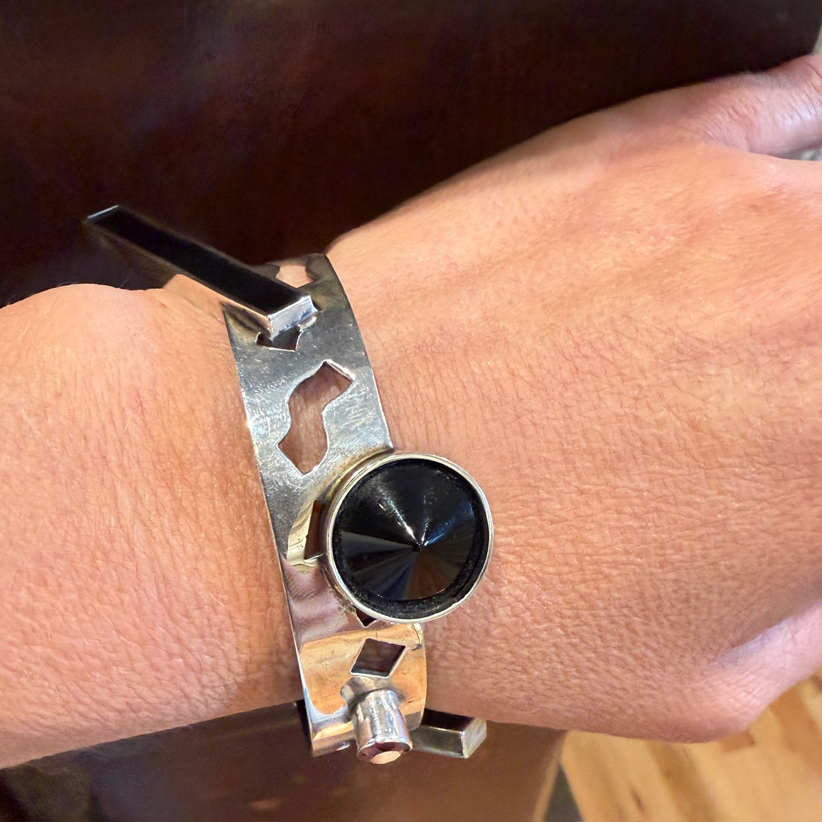 Wild New Wave Silver Bracelet by Mardi-Jo Cohen