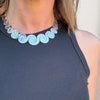 Mexican Modernist Sterling Silver Wave Collar