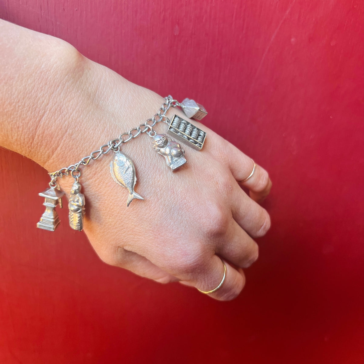 Carefully Curated Japanese Charm Bracelet