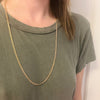 Mid-Century Swedish 18k Gold Double Curb Chain