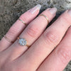 Delightful English Diamond Cluster in Platinum & 18ct Ring