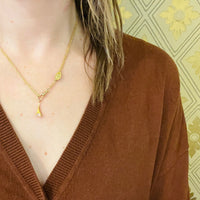 Witchy Wee Bird's Talon Charm with Moonstone Orb