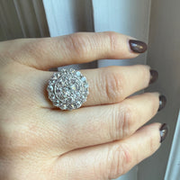 Sparkle Plenty Edwardian Target Ring