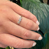 Darling Old Euro Cut Diamond Trilogy Ring by 720