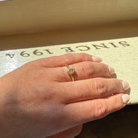 Oval Rose Cut Diamond in Engraved Bezel Ring by 720
