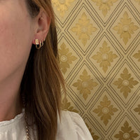 Emerald Cut Imperial Topaz Stud Earrings by 720