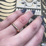 Mid-Century Size 7.25 Half Round Band