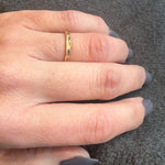 Scalloped & Milgrained 14k Gold Band