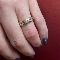Clever Mid-Century Nested Wedding Set