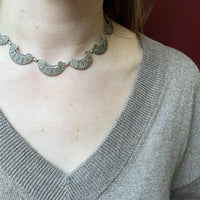 Fahrner Sterling & Marcasite Collar