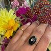 Domed Onyx in Yellow Gold Art Deco Ring by Otsby & Barton