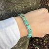 Beachy Turquoise & Sterling Bead Bracelet