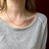 Slinky 14k White Gold Wheat Link Chain