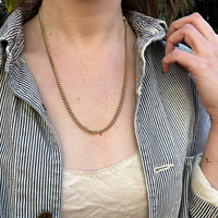 Classic Luxury 14k Gold Curb Chain Signed Tiffany & Co.