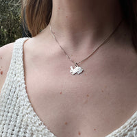 Silly Rabbit Silhouette Pendant in Mexican Sterling