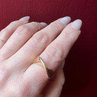 Vintage Gold Band with a Twist