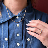 Lovely Italian 14k Wheat Chain