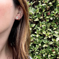 Icy 2.85tcw Oval Aquamarines in Gold Stud Earrings by 720