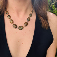 Georgian Jasper Necklace, Bracelet & Earring Suite