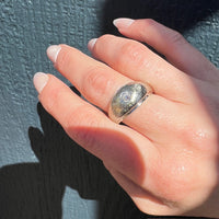 Mid-Century White Gold & Diamond Gypsy Band
