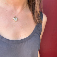 Sweet Scalloped 14k Gold Heart Locket