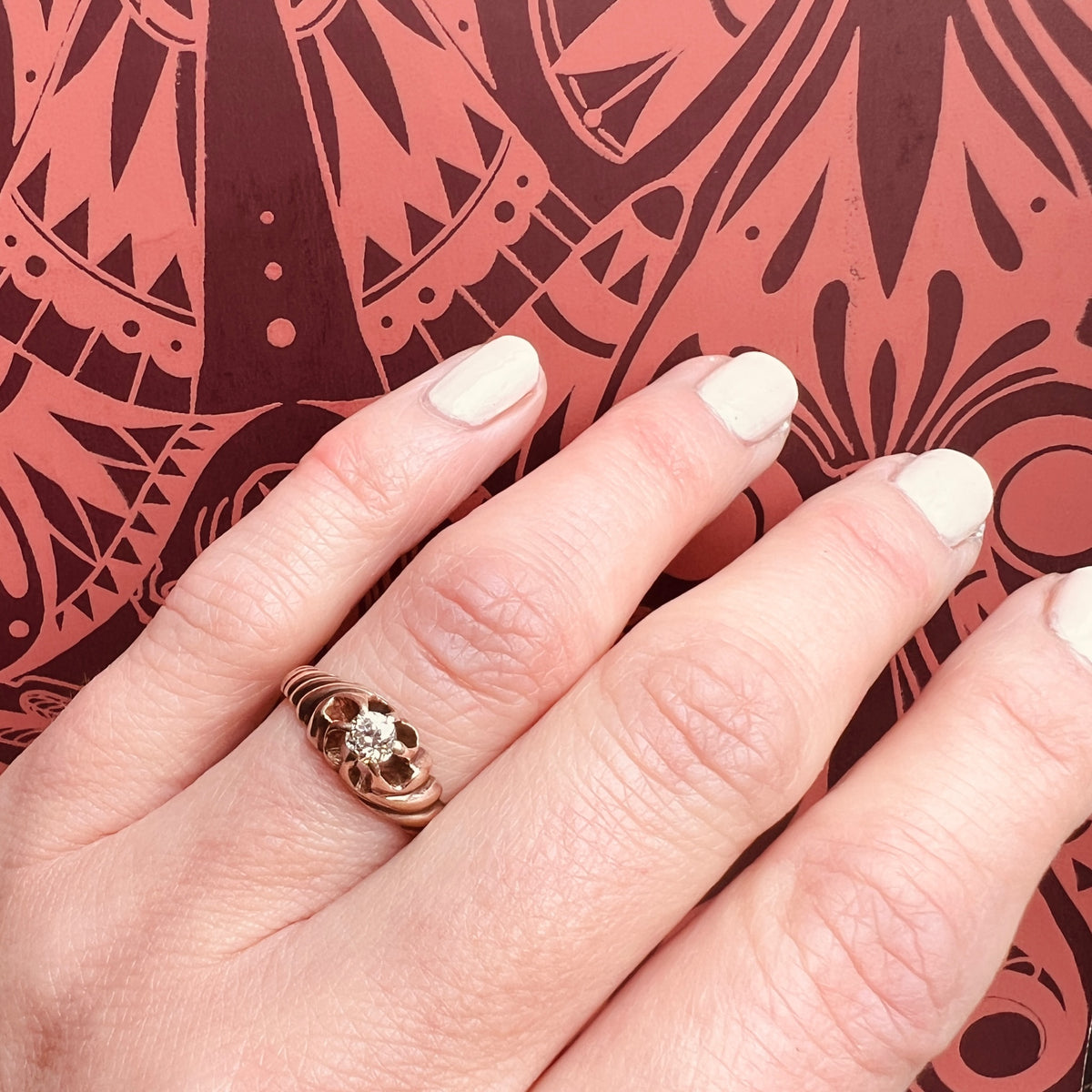 Sweet Seashell Diamond Solitaire