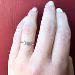 Artisan Diamond & Gold Trilogy Ring by 720